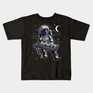 Astronaut Organ Polygon Matic Coin To The Moon Crypto Token Cryptocurrency Blockchain Wallet Birthday Gift For Men Women Kids Kids T-Shirt